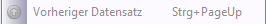 5. Menüpunkt Vorheriger Datensatz