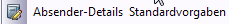 2. Absenderdetails & Standardvorgaben