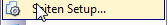3. Menüpunkt Seiten Setup